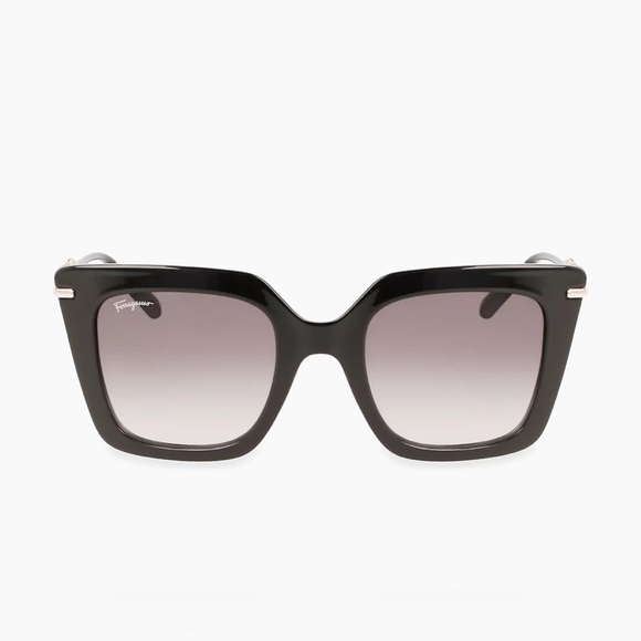 SALVATORE FERRAGAMO Gancini 51MM Rectangle Sunglasses - Picture 4 of 15